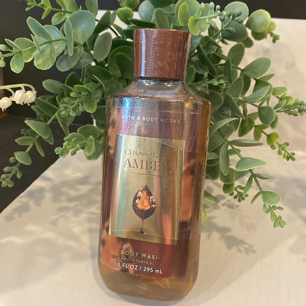 Bath & Body Works “Chocolate Amber” New 3- Pc Set